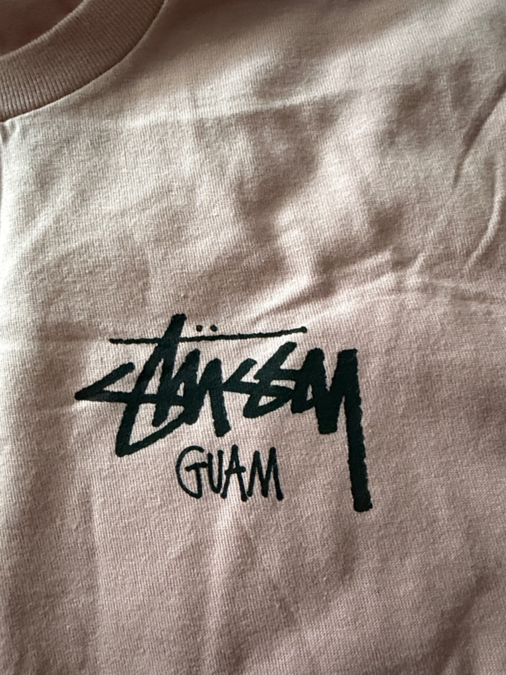 New Cut Tag Stussy Guam Chapter Tee Pink Medium - Picture 4 of 4
